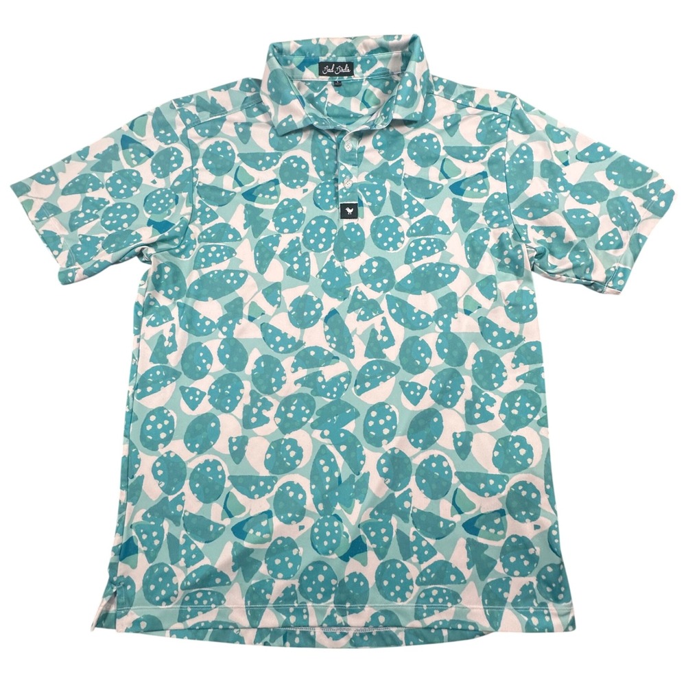Bad Birdie Bam Bam‎ Men's Short Sleeve Golf Polo Shirt Large